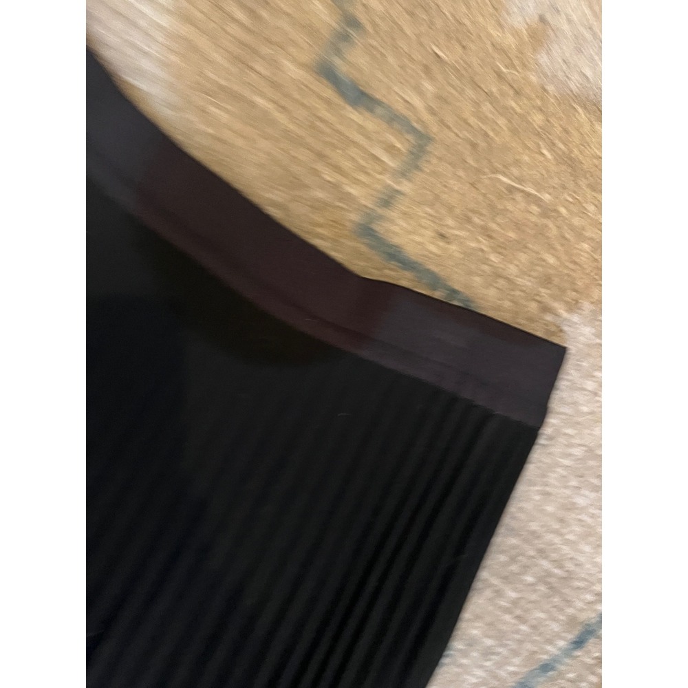 Theory Black Accordion Pleated Skirt Chic Minimalist Closet Staple S/ P Luxe - Picture 5 of 8